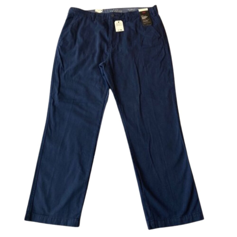 Levi's Premium XX Chino Authentic Straight Pants Relaxed Fit Mens 38x32 Blue NWT